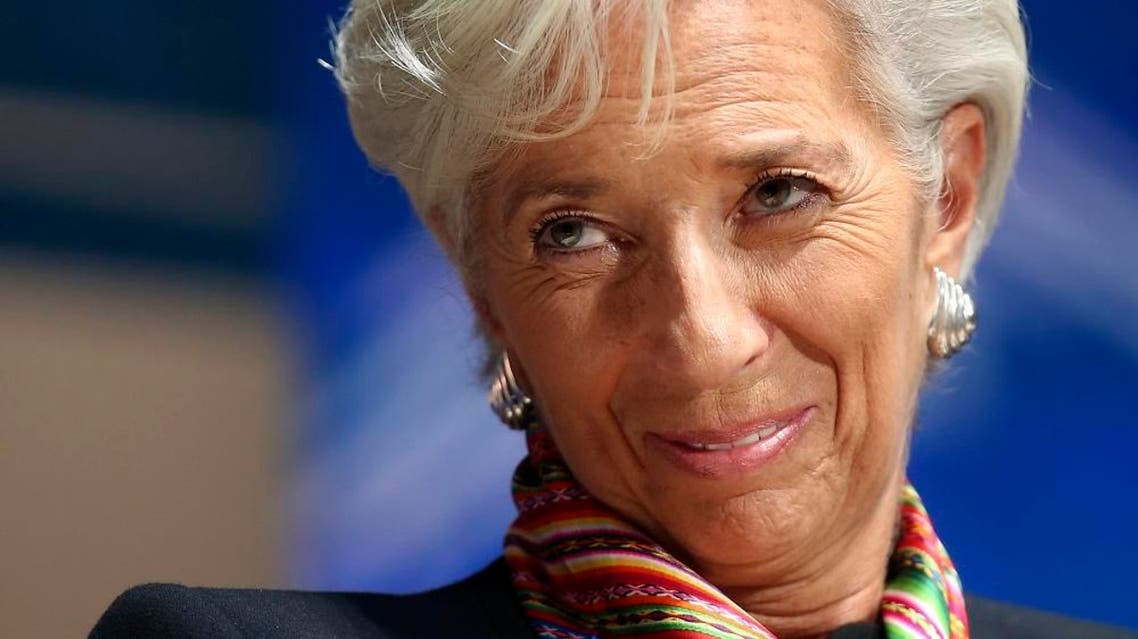 International Monetary Find (IMF) Managing Director Christine Lagarde attends a forum in Lima, Peru, Thursday, Oct. 8, 2015, during the annual meetings of the World Bank Group and the International Monetary Fund. "It's not the old Latin America; it's not the old IMF either," Lagarde told journalists Thursday. "The relationship is one of cooperation and partnership." (AP Photo/Geraldo Caso Bizama)