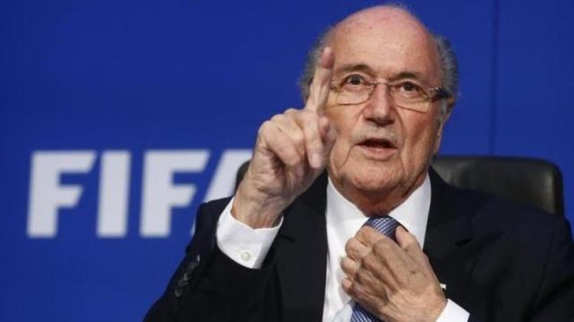 epp Blatter gestures during a news conference after the Extraordinary FIFA Executive Committee Meeting at the FIFA headquarters in Zurich, Switzerland July 20, 2015. Reuters/Arnd Wiegmann