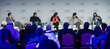 The Beirut Institute Summit brought together four Arab artists together to discuss the state of Arab cinema. (Karl Jeffs/Beirut Institute Summit)