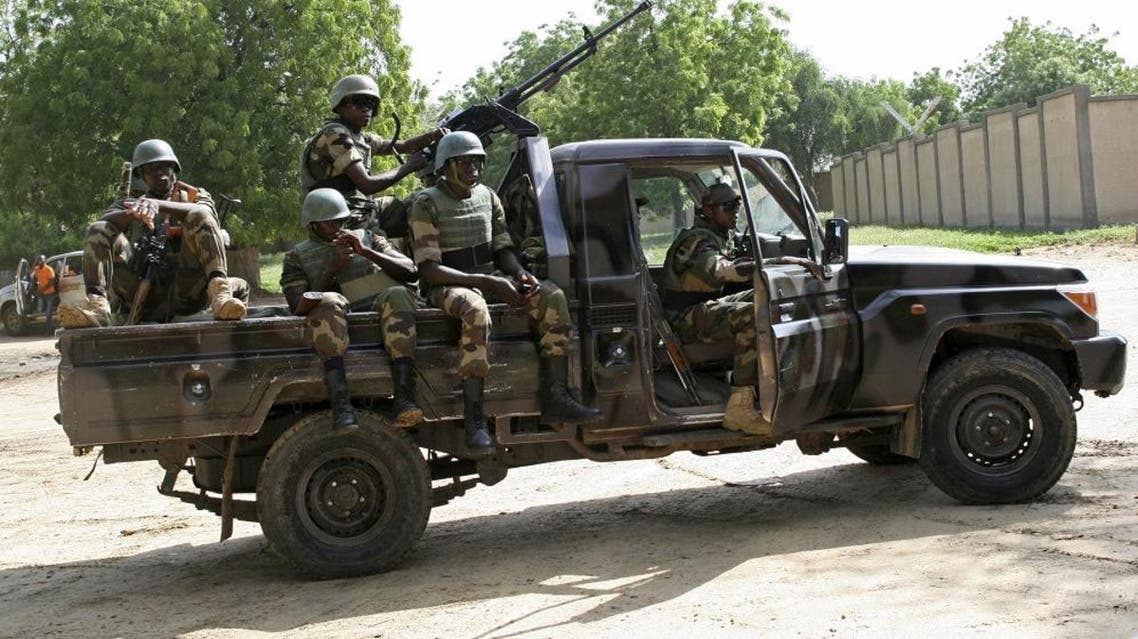 Niger soldiers provide security for an anti-Boko Haram summit in Diffa city, Niger September 3, 2015.