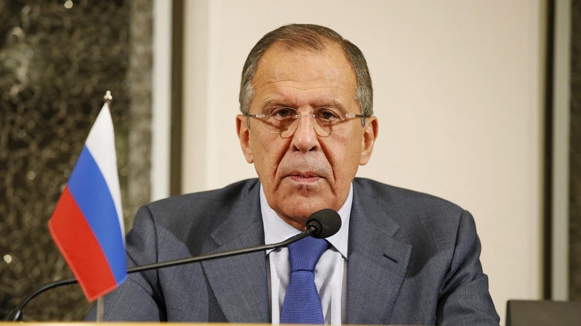 Russia's Foreign Minister Sergei Lavrov during a press conference at Oulu City Hall after bilateral talks with Finland. (AP)