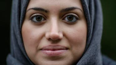 In this Tuesday, Oct. 13, 2015 photo Syrian refugee Reem Habashieh poses for a photo during an interview with the Associated Press at a park in Pirna, Germany. (AP)