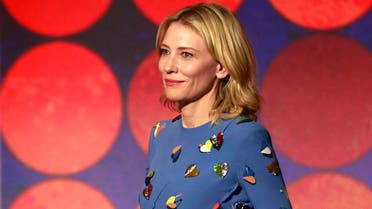Actress Cate Blanchett arrives on stage to present the best feature award at the 2015 Film Independent Spirit Awards in Santa Monica, California February 21, 2015. (Reuters)