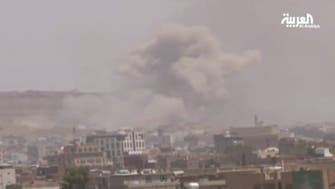 Saudi-led coalition destroys armed trucks near Yemen border
