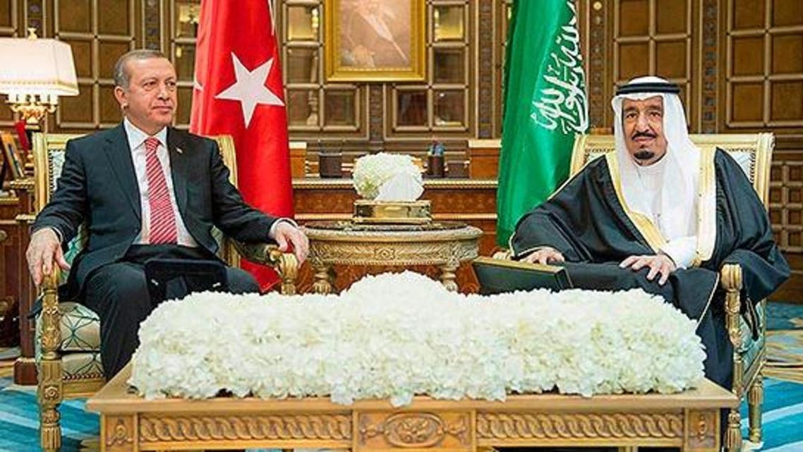 Recep Tayyip Erdogan + King Salman Reuters