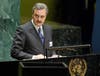 Prince Saud Al-Faisal, Minister for Foreign Affairs of Saudi Arabia, addresses the fifty-eighth session of the General Assembly, in September 2003