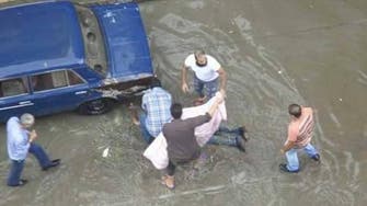 بالصور.. السيول وكرات الثلج تقتل 6 مواطنين بالإسكندرية