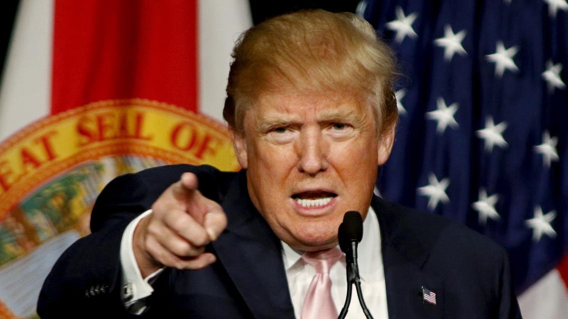 Republican presidential candidate Donald Trump speaks during a campaign rally at his Trump National Doral Miami resort in Doral, Florida, October 23, 2015. (Reuters)