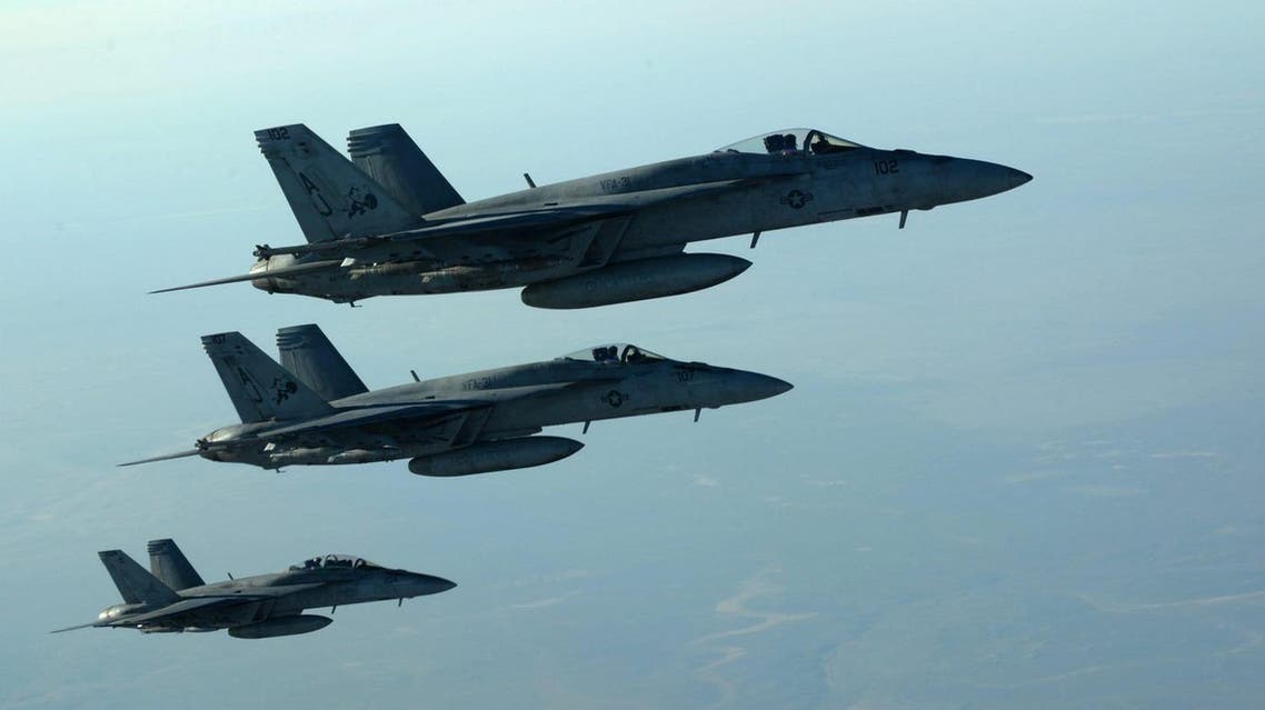 syria strike reuters us jets