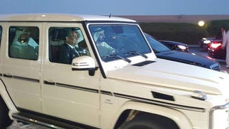 Dubai ruler takes a drive with Sisi through the city