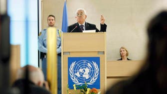 Abbas asks U.N. for protection from Israel