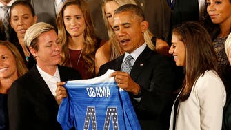 Obama lauds U.S. women’s soccer team for getting girls to ‘dream bigger’
