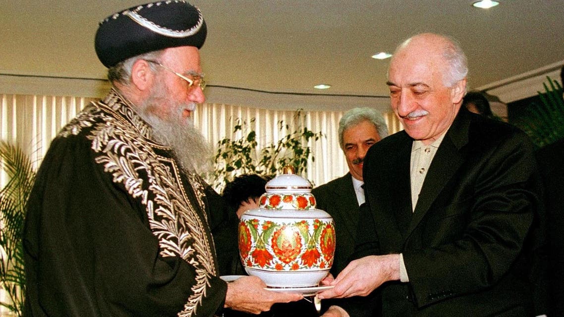 U.S.-based preacher Fetullah Gulen (R), who has been charged with ‘terrorism’ for allegedly plotting to overthrow Erdogan, is one of the most wanted. (AP)
