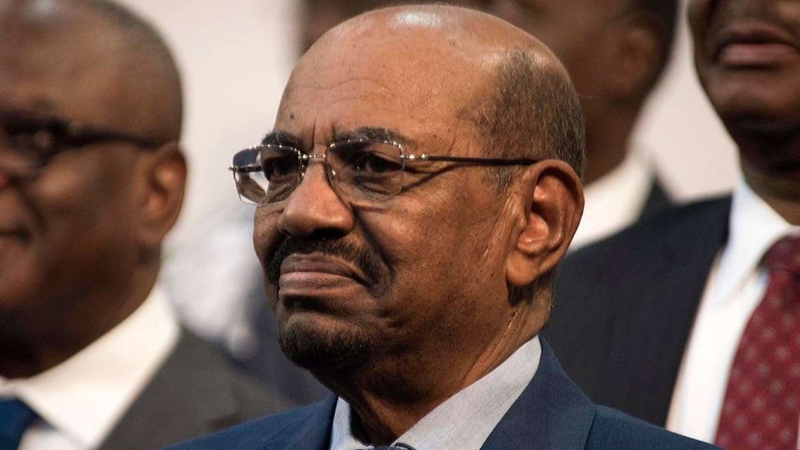 Sudanese President Omar al-Bashir is seen during the opening session of the AU summit in Johannesburg, Sunday, June 14, 2015.