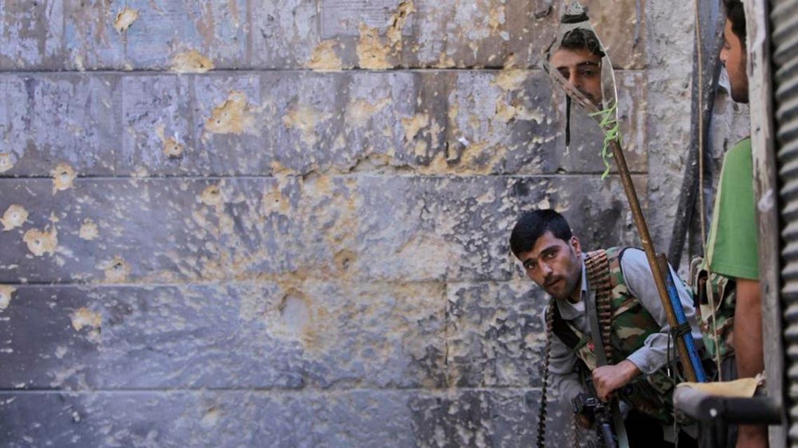A Free Syrian Army soldier