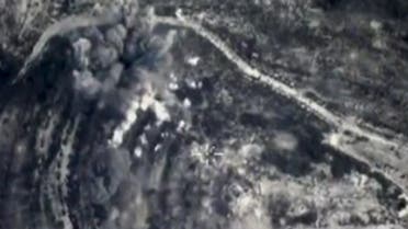 A frame grab taken from a footage released by Russia's Defence Ministry shows smoke caused by airstrikes carried out by the country's air force at an unknown location in Syria, October 26, 2015. REUTERS/Ministry of Defence of the Russian Federation/Handout via Reuters ATTENTION EDITORS - THIS IMAGE WAS PROVIDED BY A THIRD PARTY. REUTERS IS UNABLE TO INDEPENDENTLY VERIFY THE AUTHENTICITY, CONTENT, LOCATION OR DATE OF THIS IMAGE. IT IS DISTRIBUTED EXACTLY AS RECEIVED BY REUTERS, AS A SERVICE TO CLIENTS. FOR EDITORIAL USE ONLY. NOT FOR SALE FOR MARKETING OR ADVERTISING CAMPAIGNS. NO RESALES. NO ARCHIVE.
