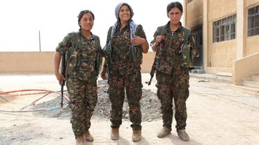 Kurdish women fighting ISIS