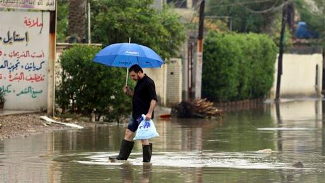 Heavy rains flood Arab cities