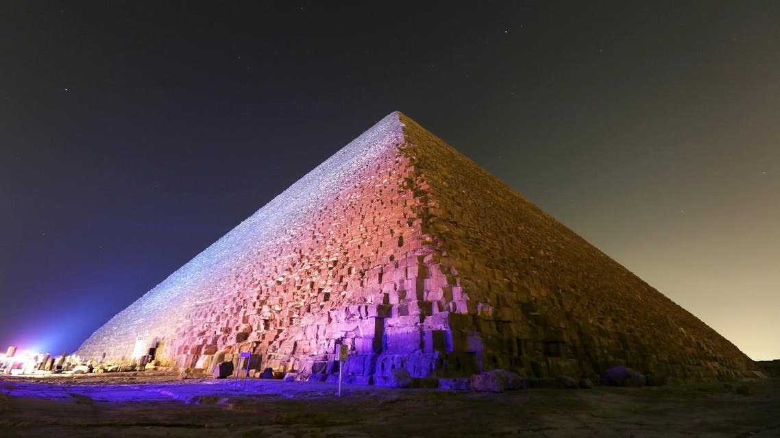 The Pyramid of Khufu, the largest of the pyramids of Giza, is pictured on the outskirts of Cairo. (Reuters)
