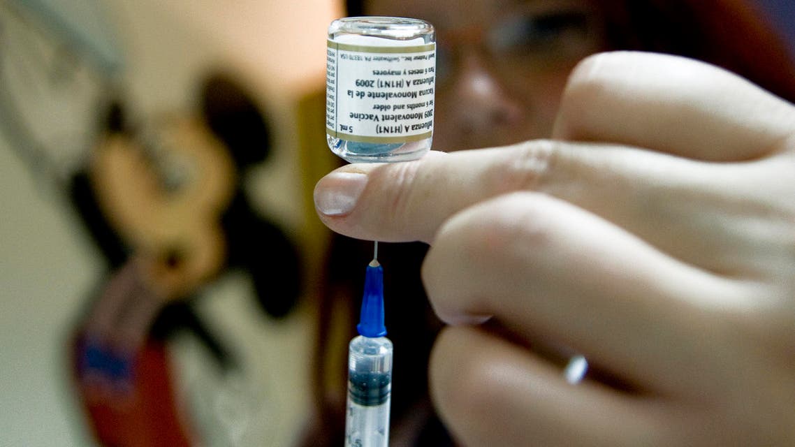 H1N1 is more widely known as “swine flu” and is a contagious influenza virus that spreads from person to person. (File photo: AP)