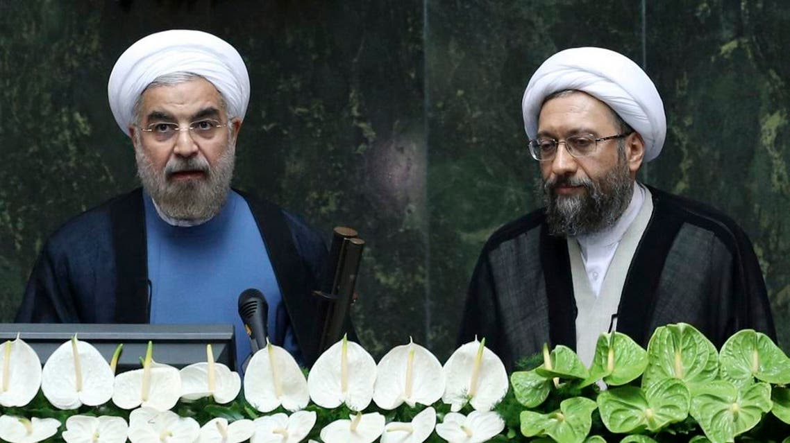 Rouhani & Larijani | AP