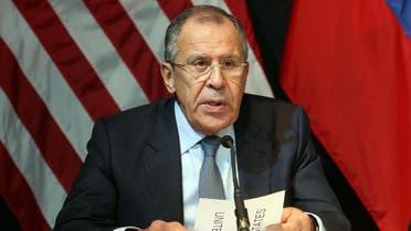 Russian Foreign Minister Sergey Lavrov speaks during a press conference after a meeting in Vienna, Austria. (File photo: AP)