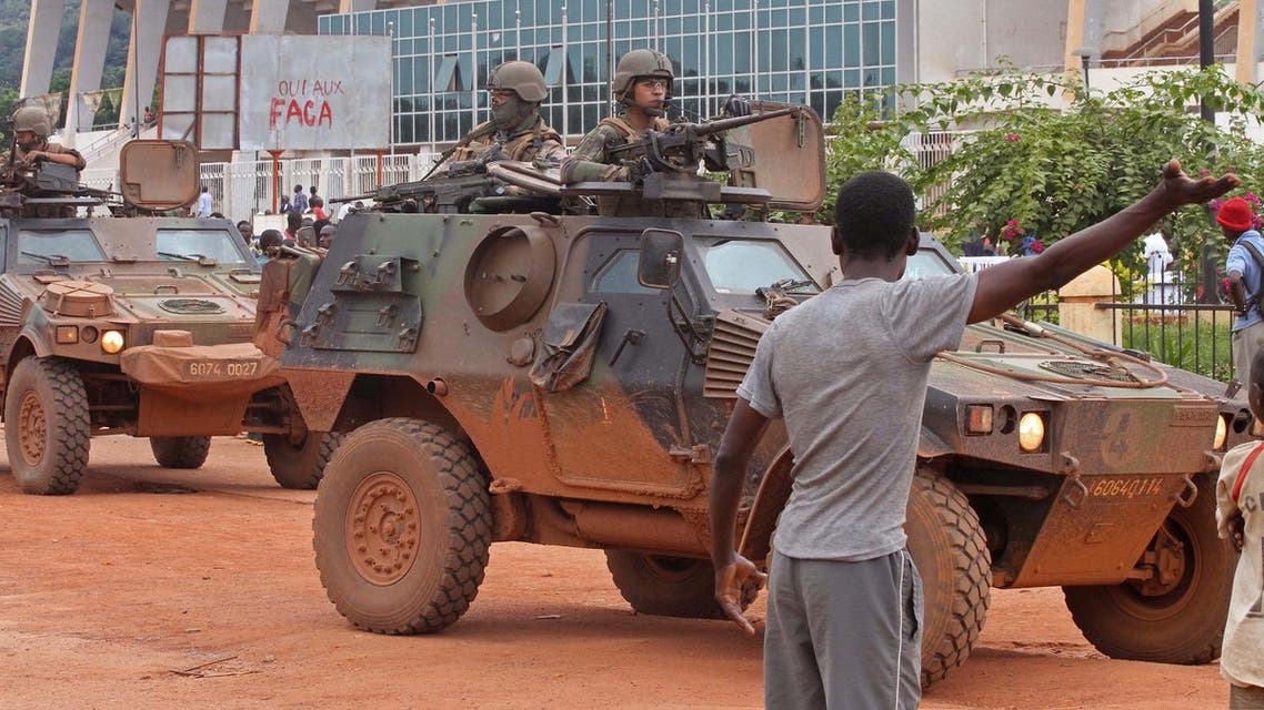 French peacekeeping soldiers patrol the city of Bangui, Central African Republic, Wednesday, Sept. 30. (File photo: AP)