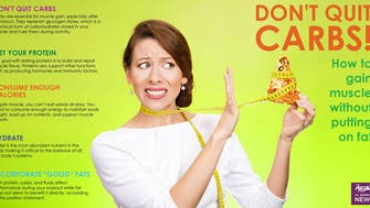 Don't quit carbs!
