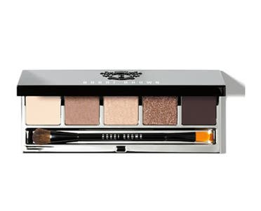 Bobbie Brown's sheer palette contains warm cream, caramel and brown shadows in matt, shimmer and sparkle finishes. (Photo supplied)