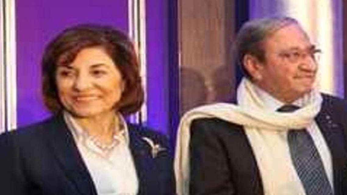 بثينة شعبان ودريد لحام في صورة من المناسبة