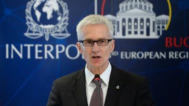 Interpol Secretary General Juergen Stock, pictured on May 19, 2015, said "the organisation currently holds records of some 5,800 suspected foreign terrorist fighters contributed by more than 50 countries" afp