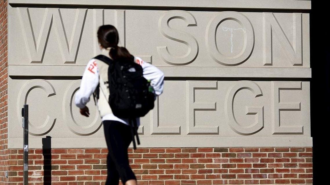 A student walks toward Princeton University's Wilson College in Princeton, New Jersey, November 20, 2015. (Reuters)