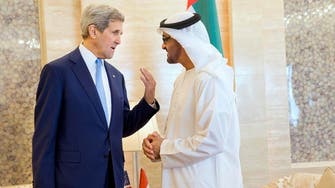 Kerry in Abu Dhabi for talks on Syria peace plan 