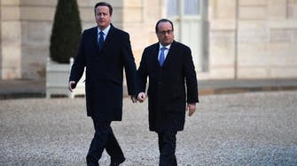 Hollande and Cameron visit Bataclan concert hall