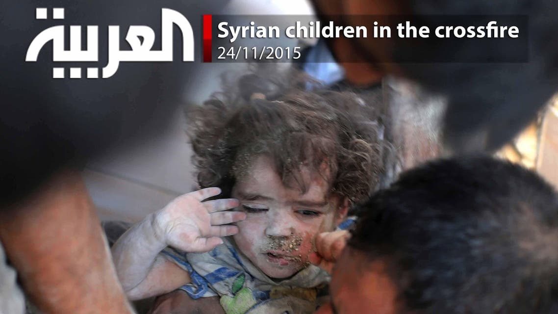Syrian children in the crossfire