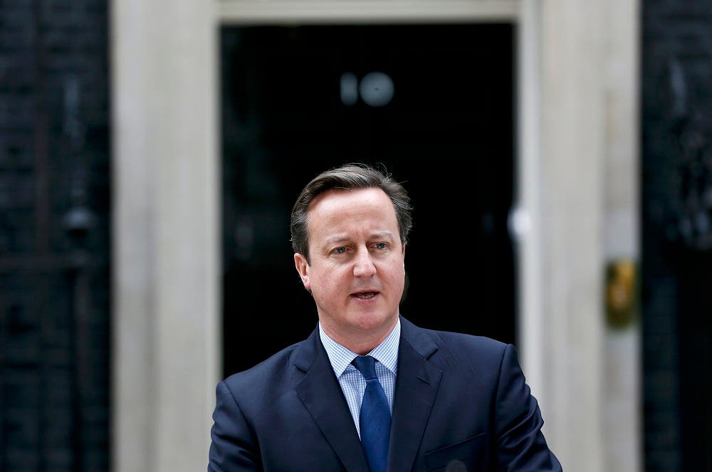 Britain's Prime Minister David Cameron gives a statement to the press. (File photo: Reuters)