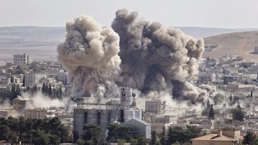 Smoke rises after an U.S.-led air strike in the Syrian town of Kobani Ocotber 8, 2014. (File photo: Reuters)