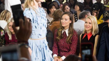 Naomi Watts, right, and Olivia Wilde attend the Michael Kors Spring/Summer 2016 show during Fashion Week. (File photo: AP)