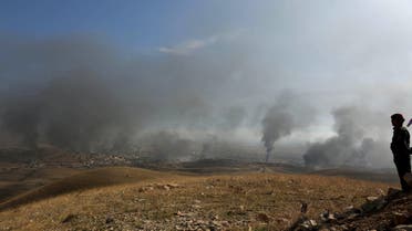 Smoke rises from the site of U.S.-led air strikes in the town of Sinjar, Iraq November 12, 2015. (File photo: Reuters)