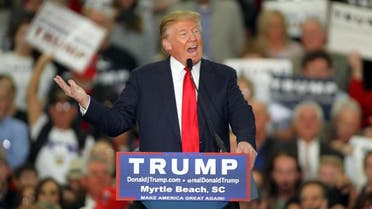 Republican presidential candidate Donald Trump speaks during a campaign event at the Myrtle Beach Convention Center. (File photo: AP)