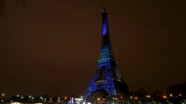 The Eiffel Tower bears a message that reads, "100% Clean" ahead of the World Climate Change Conference 2015 (COP21), in Paris. (Reuters)