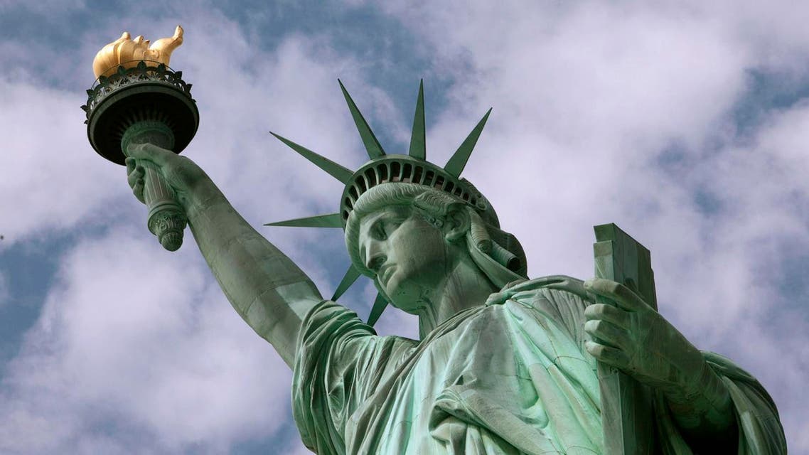 When the Egyptian government sought proposals to build a lighthouse for the Suez Canal, Bartholdi designed a statue of a robed woman holding a torch, which he then based the Statue of Liberty on. (File photo: AP)