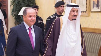 Saudi King Salman holds talks with KRG's Barzani