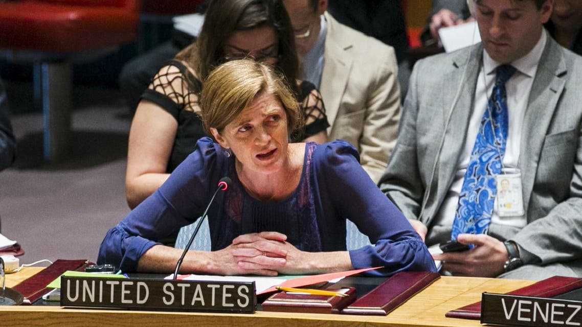U.S. Ambassador Samantha Power told reporters that the draft resolution “will consolidate and streamline the council’s recent efforts on ISIL financing”. (File photo: Reuters)
