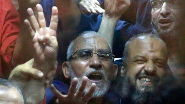 Mohamed Badie, head of Muslim Brotherhood, along with thousands of other members have been jailed in a crackdown on the group. (File photo: AP) 