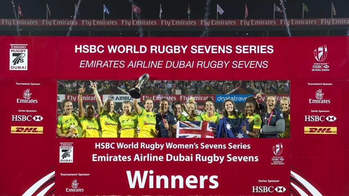 Australian rugby Sevens Women's team (Courtesy of Dubai Rugby Sevens)