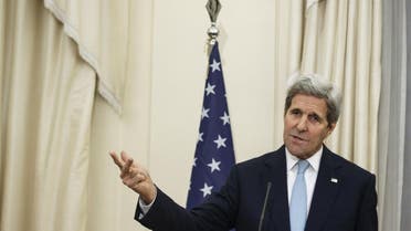 U.S. Secretary of State John Kerry addresses journalists during a joint news conference with Greek Foreign Minister Nikos Kotzias (not pictured) at the ministry in Athens, Greece, December 4, 2015 | Reuters