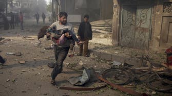 Syrian regime raids near Damascus kill 35 civilians 