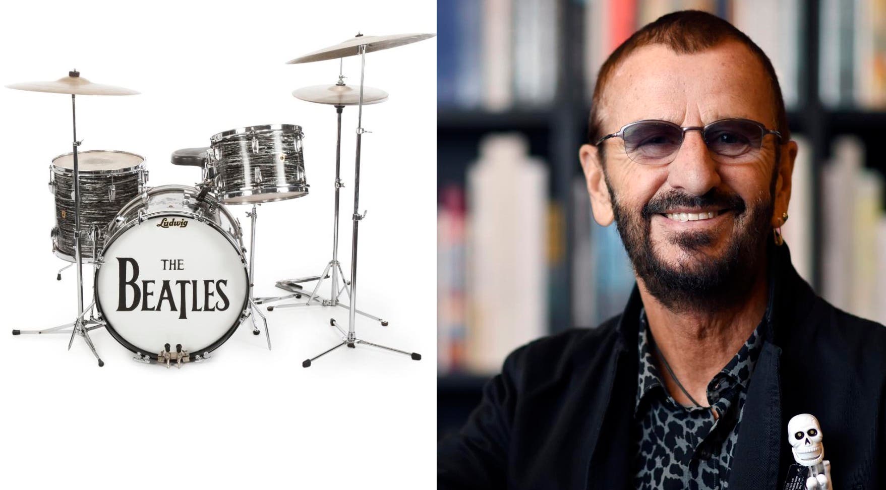 Trommesæt Ringo Starr brugt i BeatlesTrommesæt Ringo Starr brugt i Beatles  