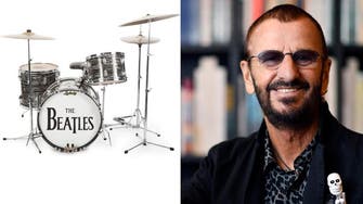 Drum kit Ringo Starr used in Beatles hits sells for $2.2M 
